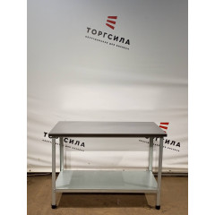 Стол из нержавеющей стали полка 1200х600х860